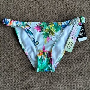 SunDazed Bikini Bottom Multi-Color Created for Macy's Lizzie Women's Size XS NWT